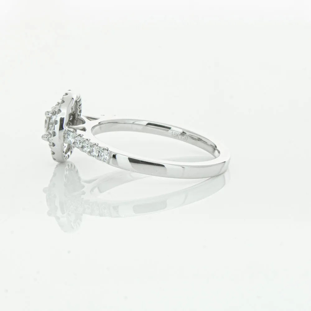18ct White Gold .31ct Diamond Rosa Ring
