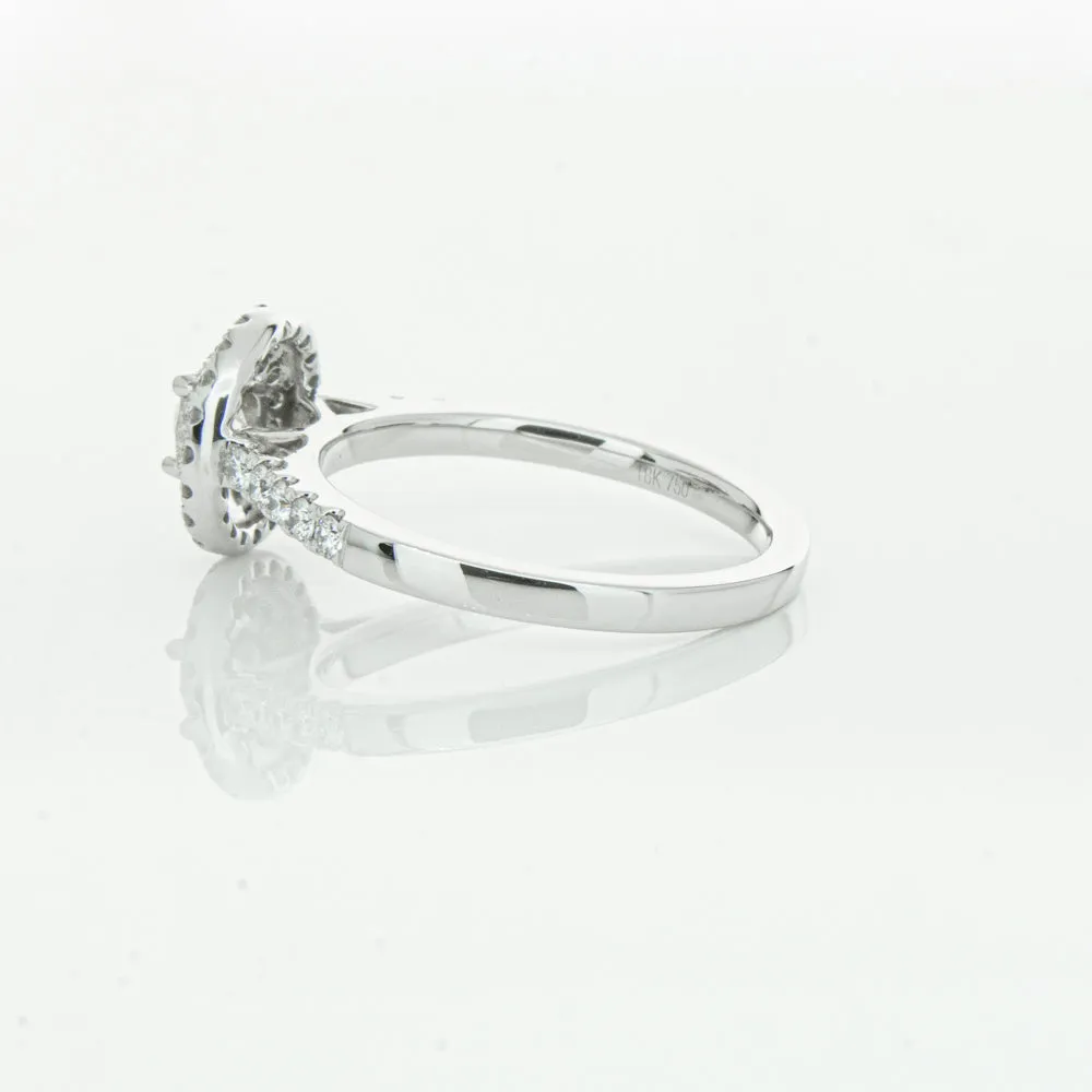 18ct White Gold .31ct Diamond Rosa Ring