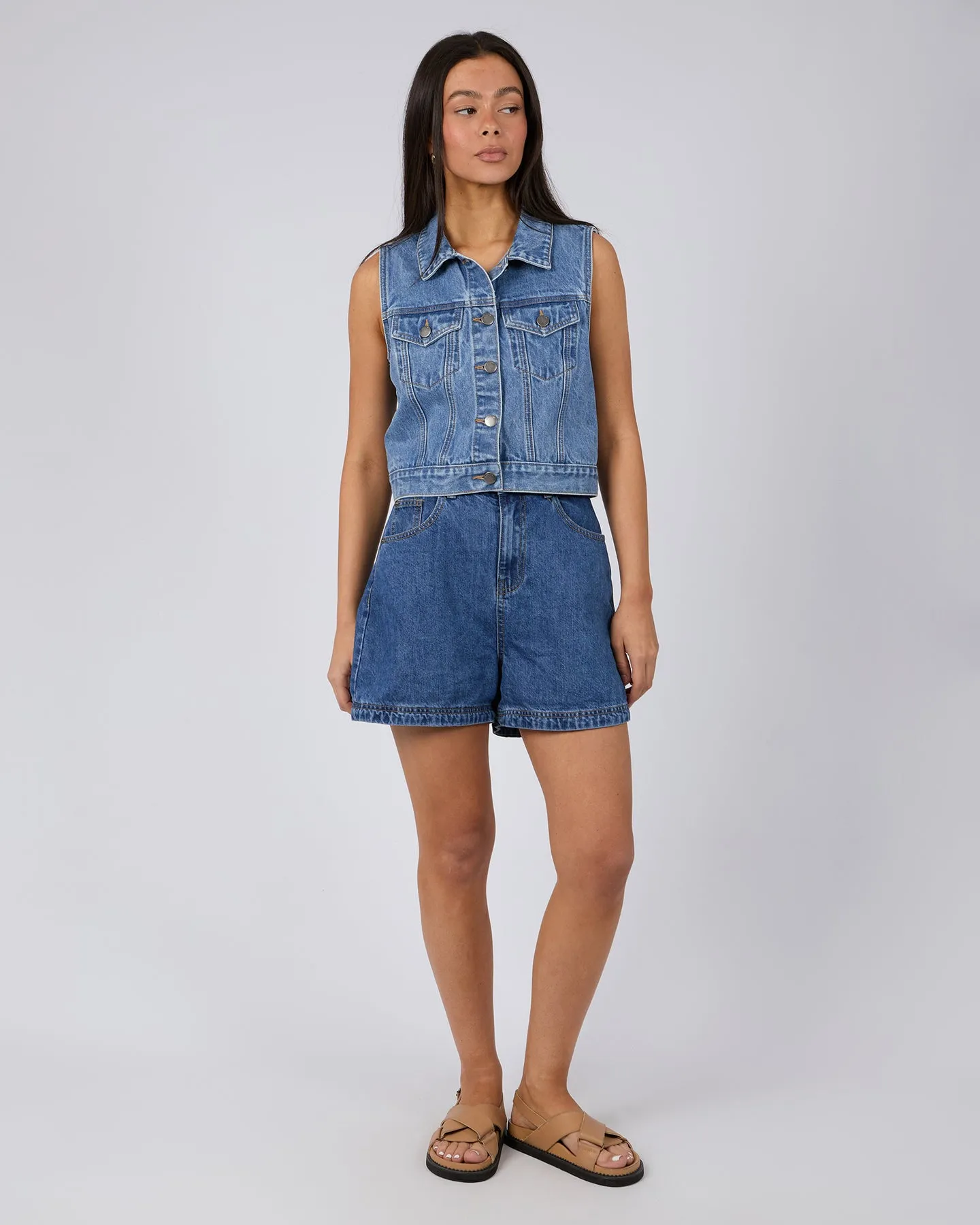 All About Eve Josie Short Heritage Blue