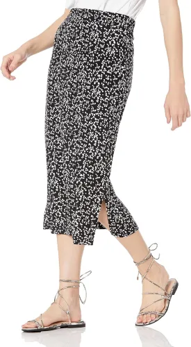Amazon Essentials Women's Pull-On Knit Midi Skirt (Available in Plus Size)