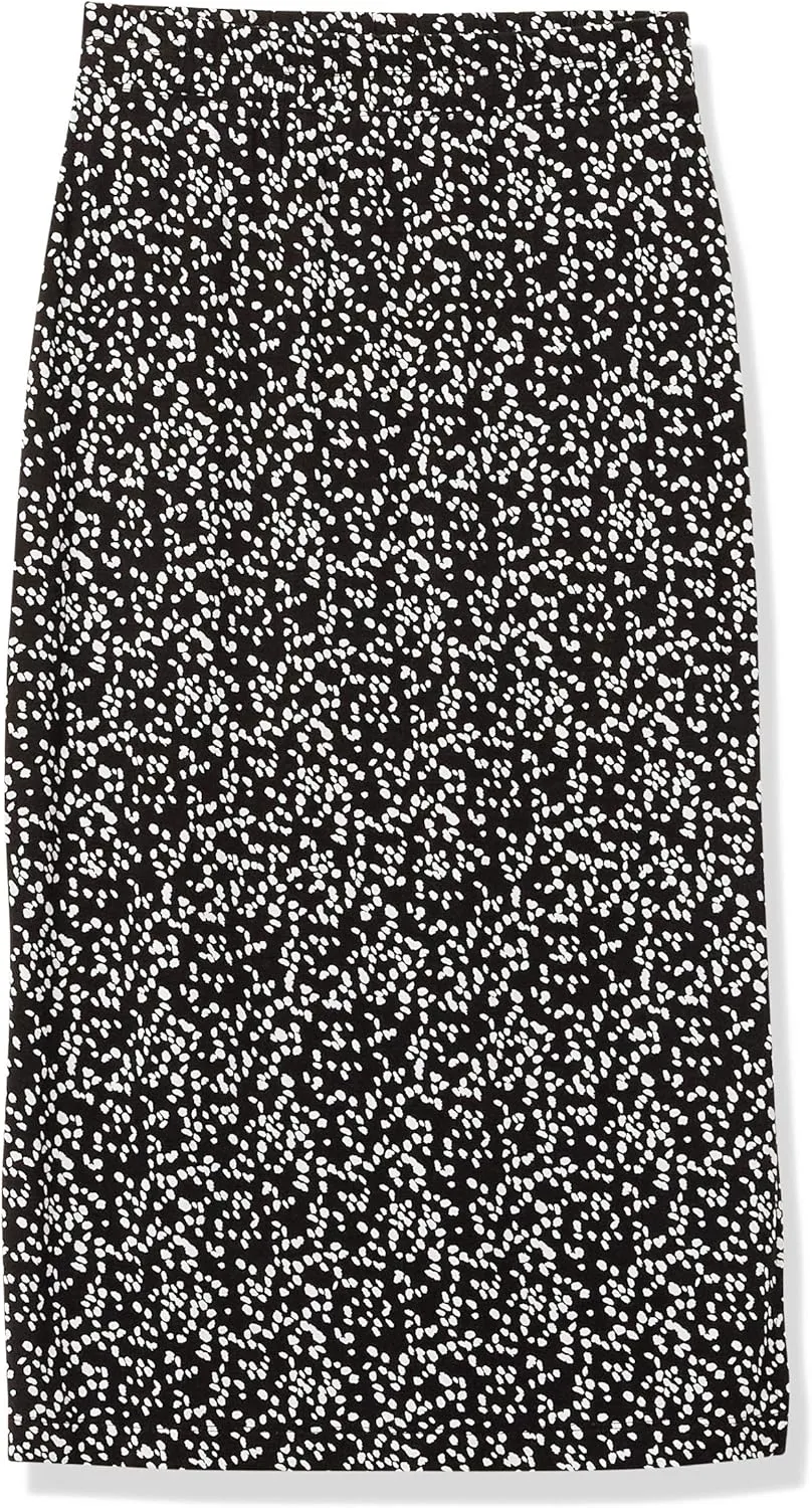 Amazon Essentials Women's Pull-On Knit Midi Skirt (Available in Plus Size)
