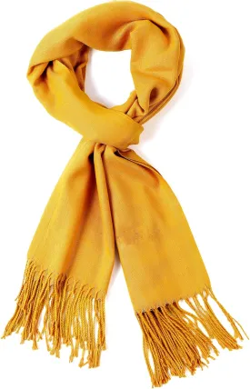 AMERICHAMP Super Soft Elegant Scarf for Women Men Cashmere Feel Winter Fall Fashion fringe Gift Lightweight solid cozy