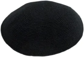 Black All Size Hand Made 100% Cotton Yarmulke Jewish Kippah Kipa Judaica Yamaka Kippa Yamakah Yarmulka Hat Men Or Kids (13CM 5.1INCH)