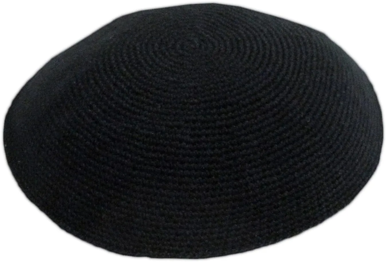 Black All Size Hand Made 100% Cotton Yarmulke Jewish Kippah Kipa Judaica Yamaka Kippa Yamakah Yarmulka Hat Men Or Kids (13CM 5.1INCH)