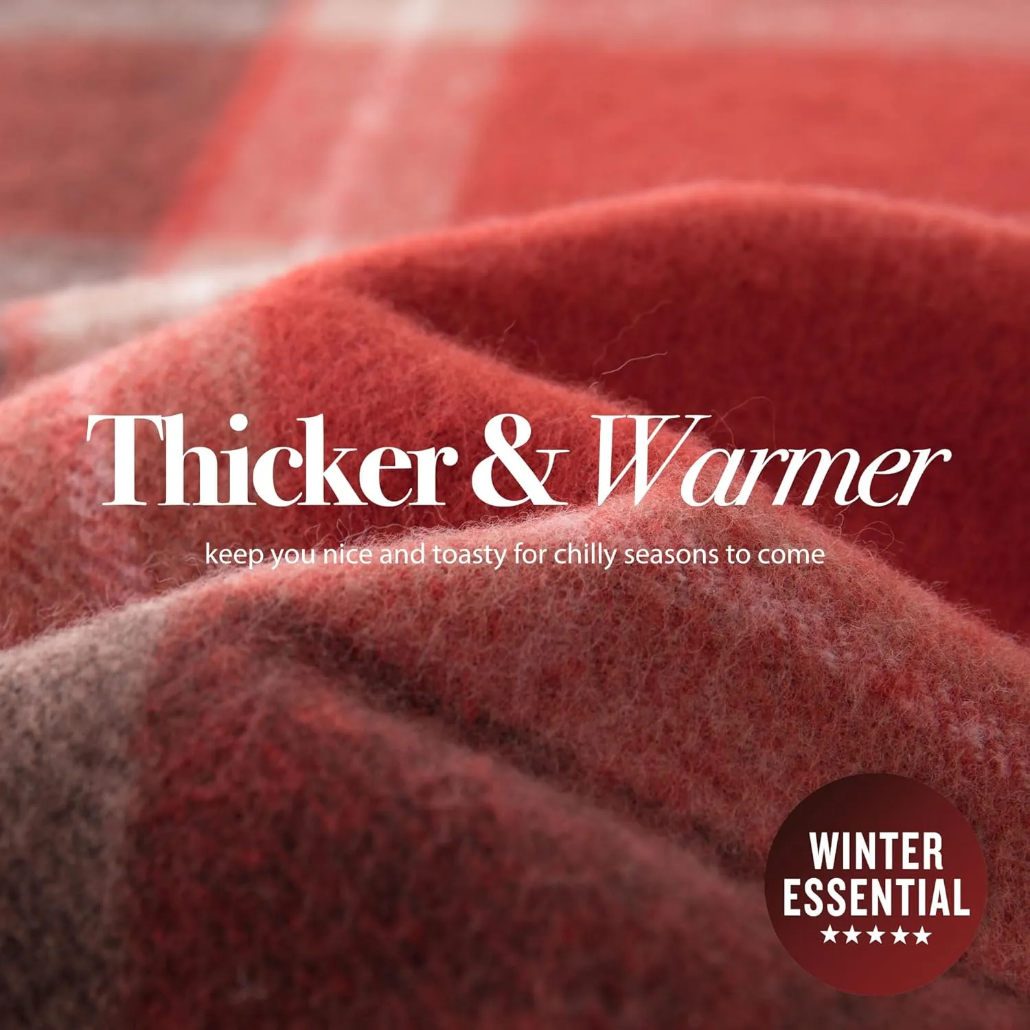 CALVIN & OLIVIA Ultra-Soft Winter Cashmere Feel Scarf Warm Long Unisex Winter Scarves Perfect Holiday Gift for Women Men