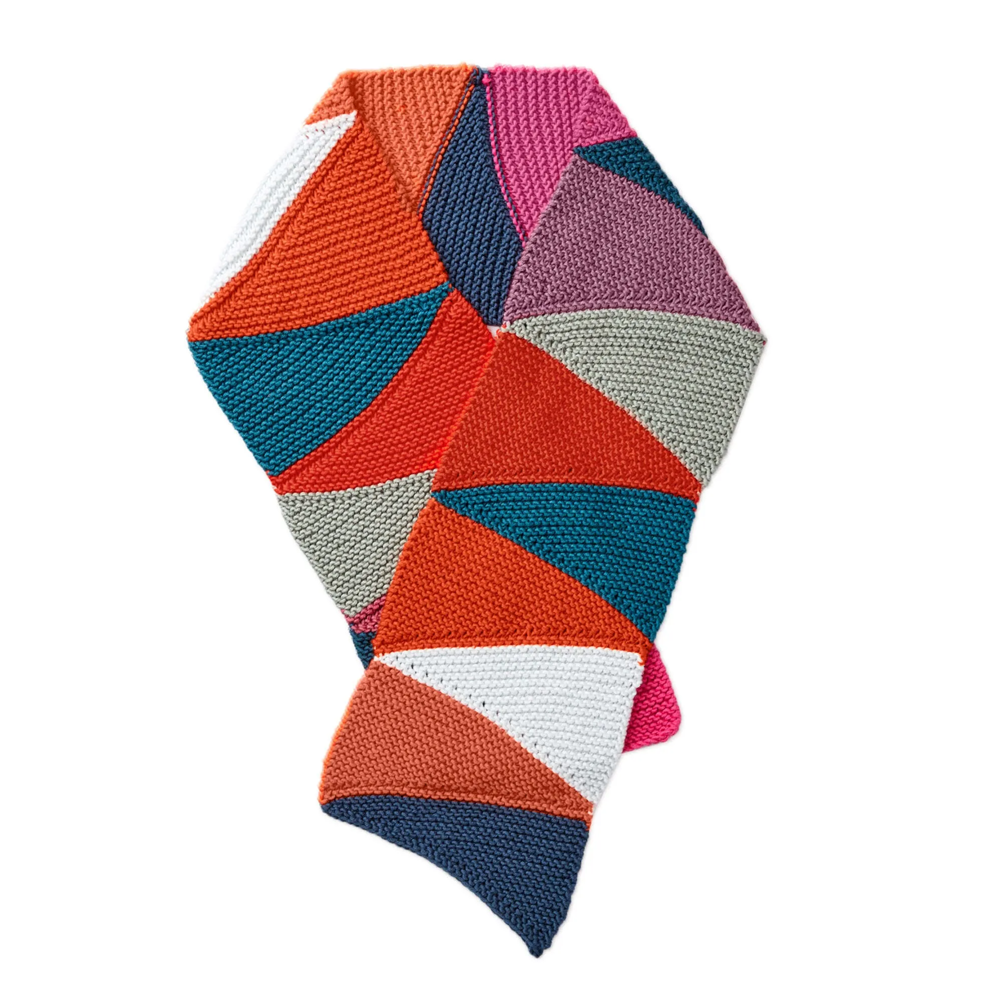 Caron x Pantone See-Saw Knit Scarf