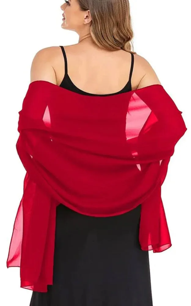 DBM21 Solid Lightweight Shawls Scarves Wraps Sarong