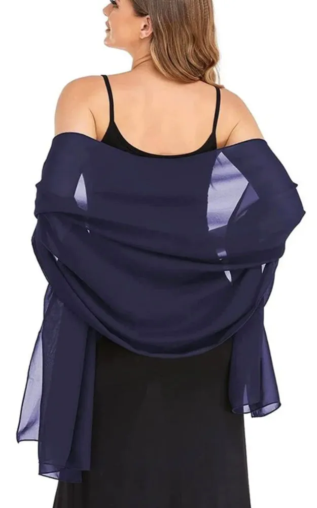DBM21 Solid Lightweight Shawls Scarves Wraps Sarong