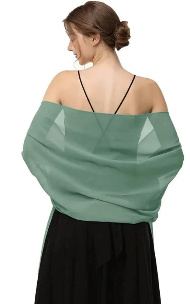 DBM21 Solid Lightweight Shawls Scarves Wraps Sarong
