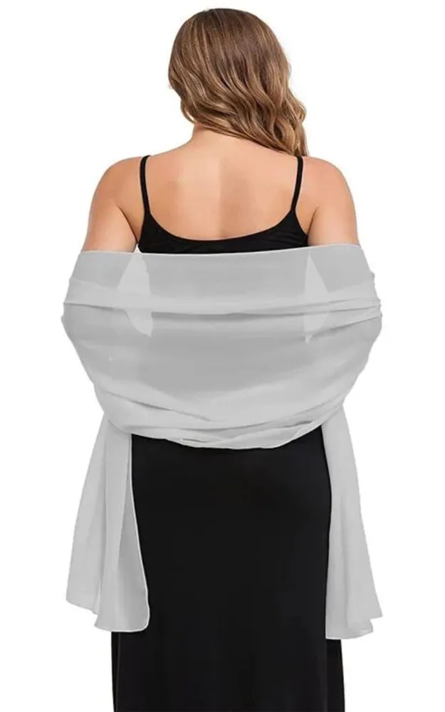 DBM21 Solid Lightweight Shawls Scarves Wraps Sarong