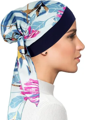 FADACHY Chemo Headwear for Women,Chemo Caps Lightweight for Summer with Head Scarf,Silky Soft Hair Turbans Fashion