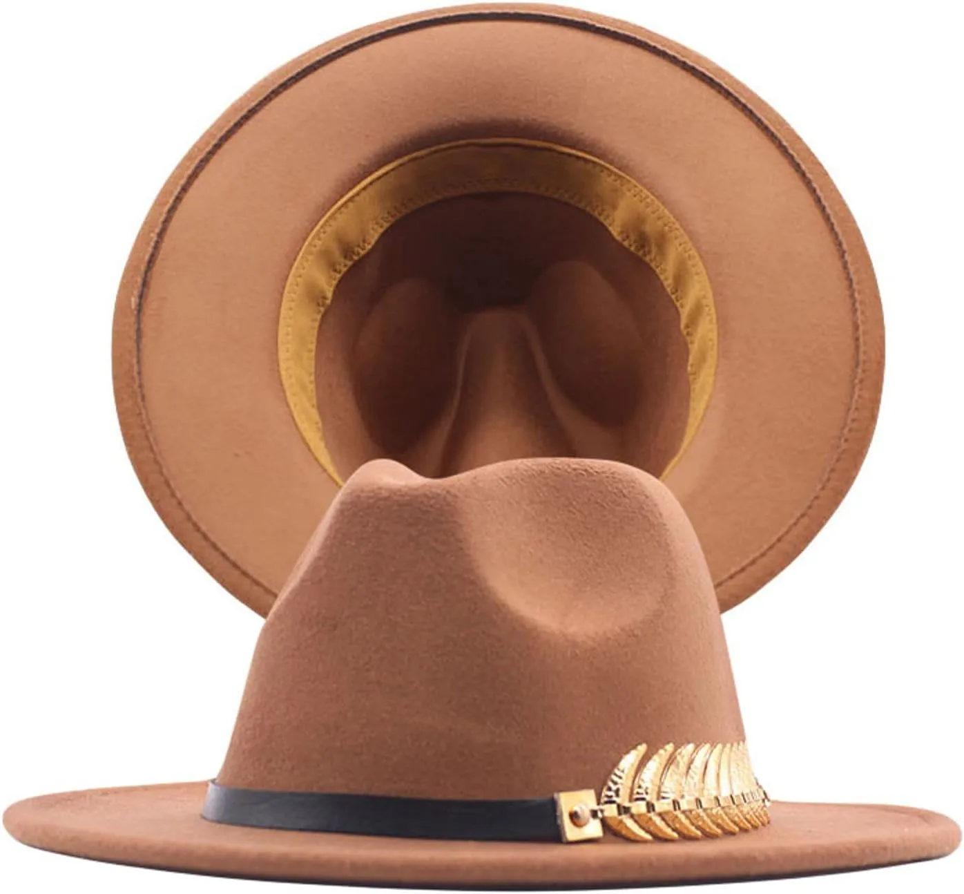 Fedora Wool Hat Womens Belt Classic Wide Buckle Panama Hat Floppy Baseball Caps Trucker Hats Men