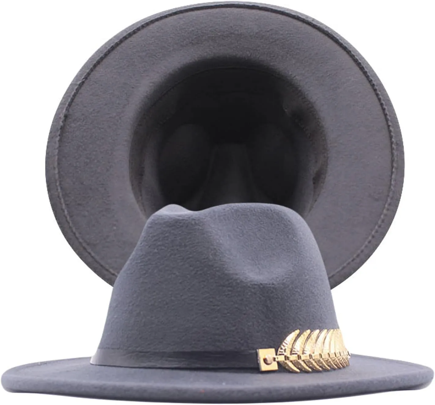 Fedora Wool Hat Womens Belt Classic Wide Buckle Panama Hat Floppy Baseball Mens Lightweight Mesh Runners Cap Dark Gray