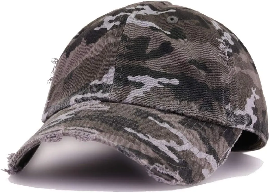 Fuck Cancer Vintage Baseball Cap Embroidered Cotton Adjustable Distressed Dad Hat