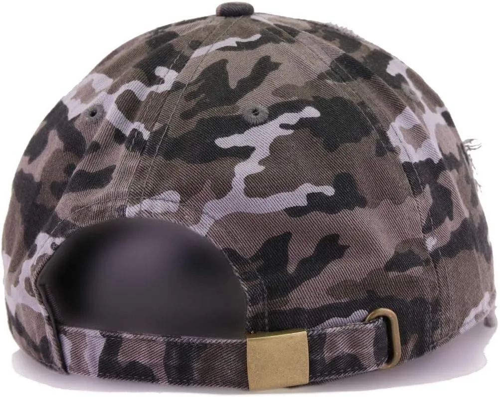 Fuck Cancer Vintage Baseball Cap Embroidered Cotton Adjustable Distressed Dad Hat