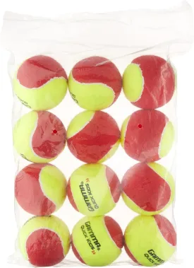 GAMMA Beginner Child or Adult Training (Transition) Practice Tennis Balls: Orange 60 or Green 78 Dot (25%-50% Slower Ball Speed) - 12, 36, 48, 60 Pack Sizes