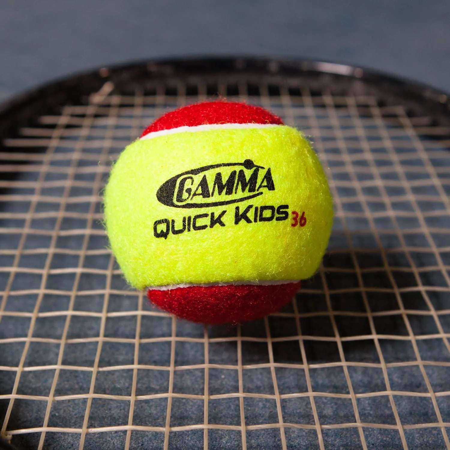 GAMMA Beginner Child or Adult Training (Transition) Practice Tennis Balls: Orange 60 or Green 78 Dot (25%-50% Slower Ball Speed) - 12, 36, 48, 60 Pack Sizes