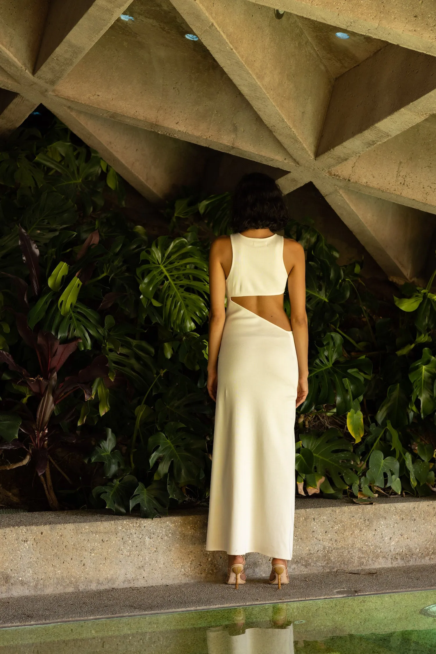 GIA DRESS IVORY