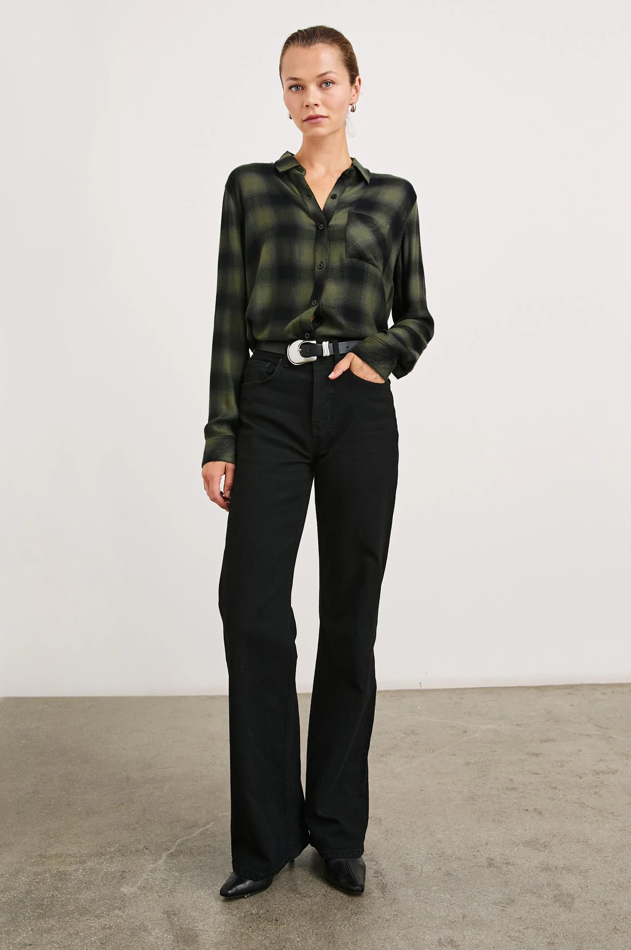 HUNTER SHIRT - OLIVE SHADOW ONYX