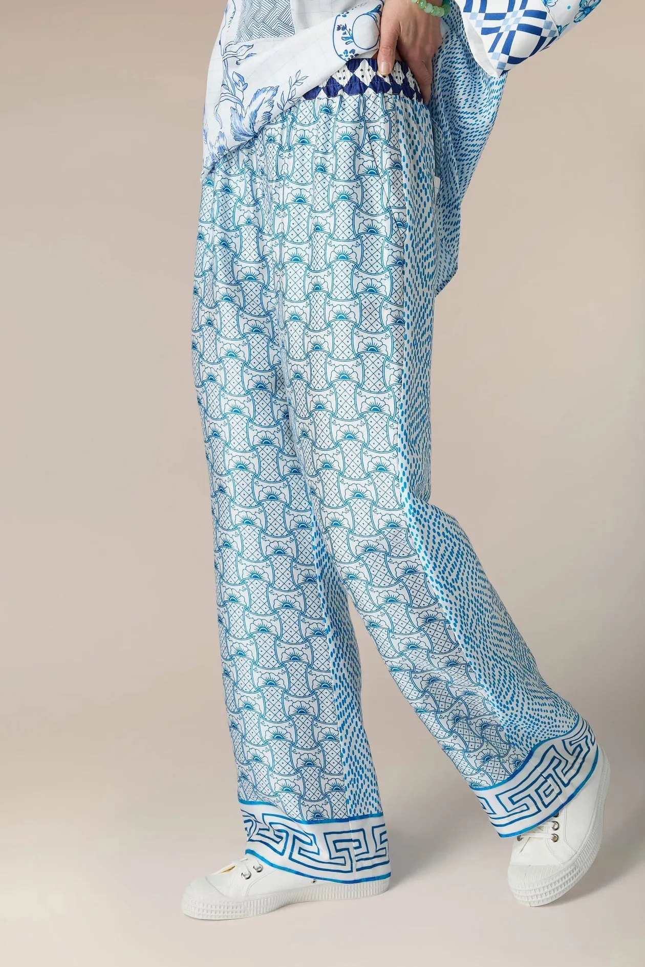 ME Bailey amalfi coast straight leg track pants