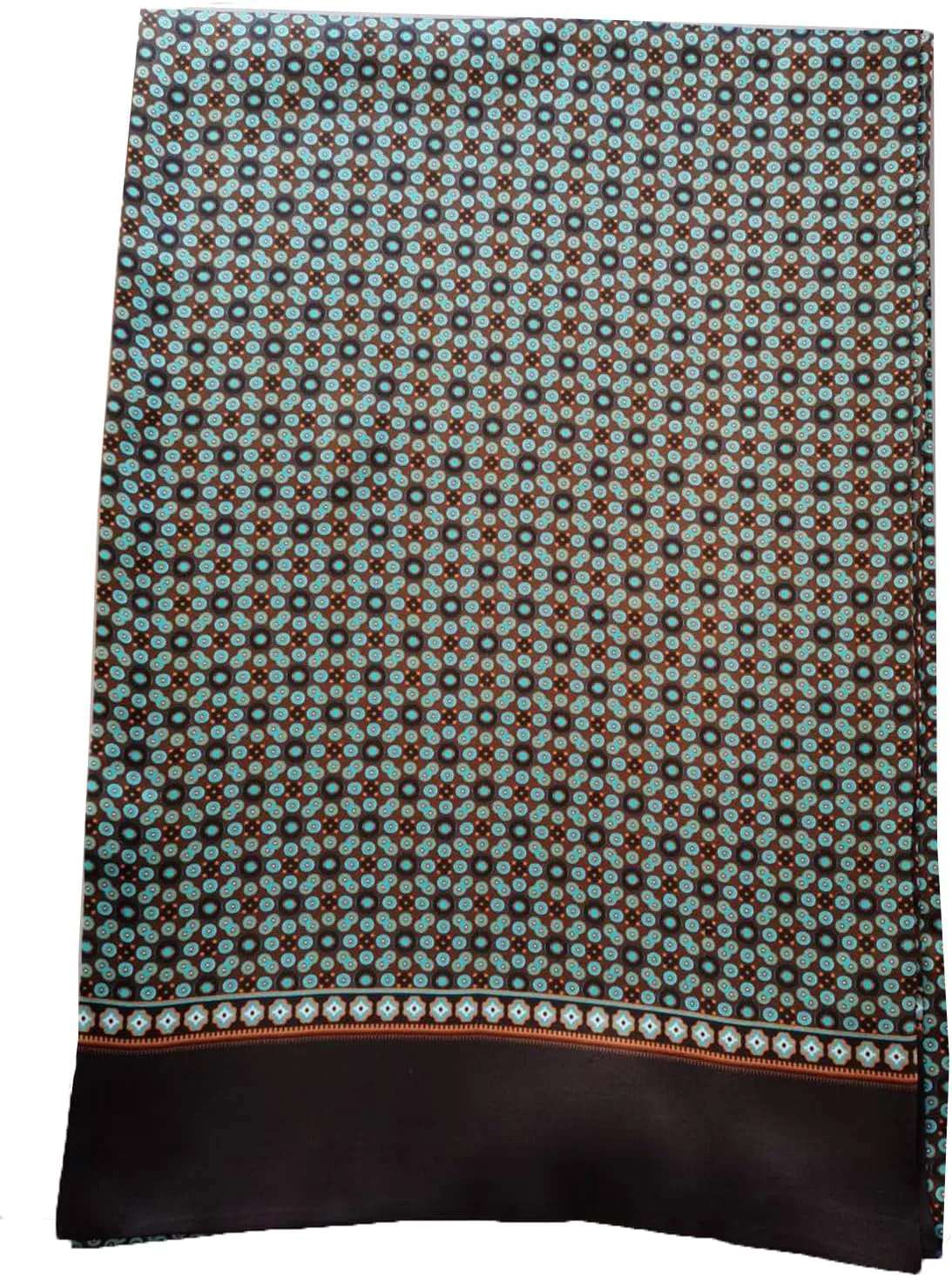 Men's 100 Silk Scarf Double Layers Fashion Neckerchief Formal Casual