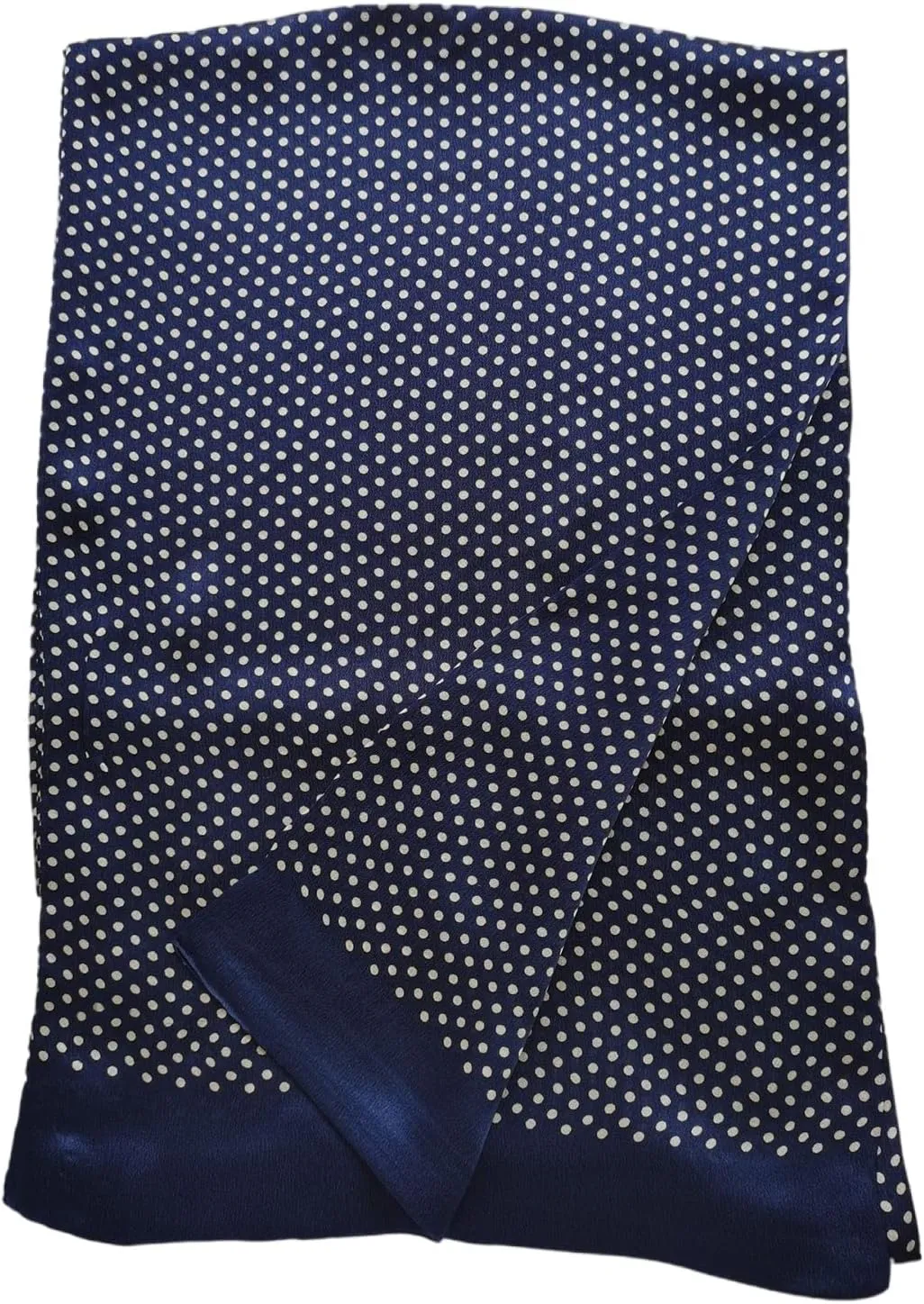 Men's 100 Silk Scarf Double Layers Fashion Neckerchief Formal Casual