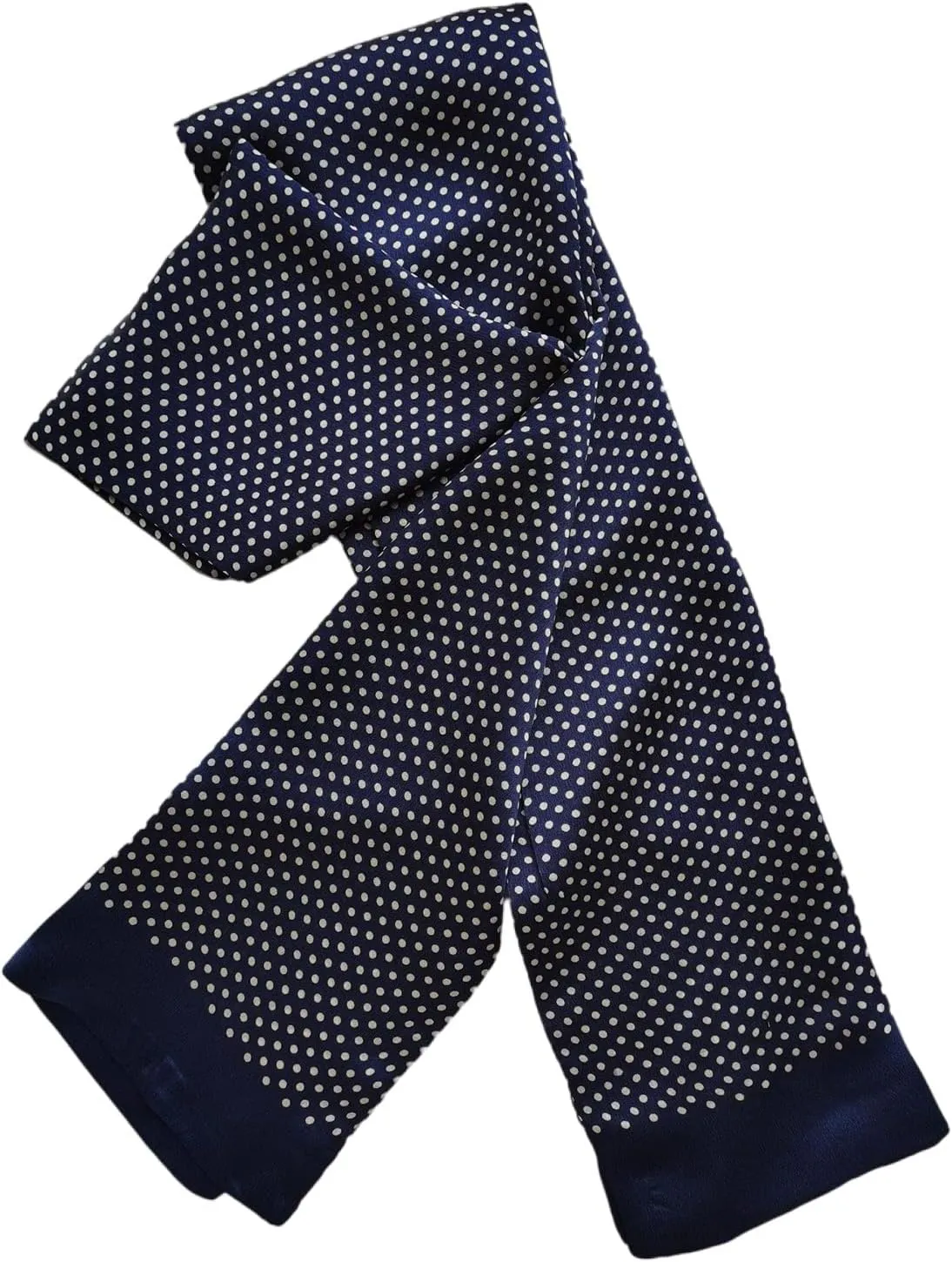 Men's 100 Silk Scarf Double Layers Fashion Neckerchief Formal Casual