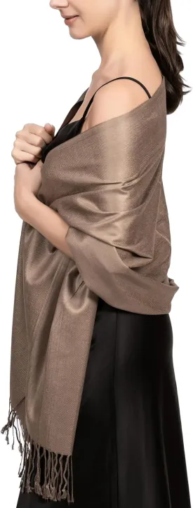 Pashmina Scarf for Women, Shawls and Wraps for Evening Dresses, Wedding, Bridesmaids, All Year Round Scarf for Formal or Casual Wear