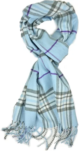 Plum Feathers Super Soft Luxurious Cashmere Feel unisex for Men and Women Winter Scarf