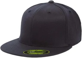 Premium 210 Flexible Fit Fitted Flatbill Hat with No Sweat Hat Liner