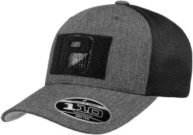 Pull Patch Curved Bill Flexfit   Snapback Trucker Hat | Tactical Cap | 2x3 Inch Loop Surface to Attach Morale Patches