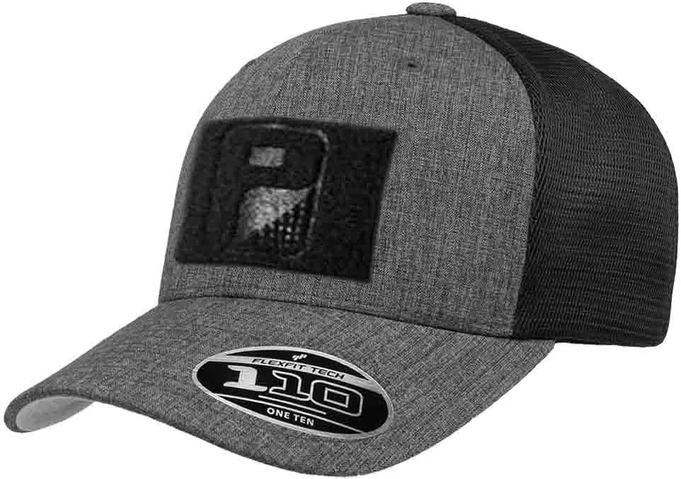 Pull Patch Curved Bill Flexfit   Snapback Trucker Hat | Tactical Cap | 2x3 Inch Loop Surface to Attach Morale Patches