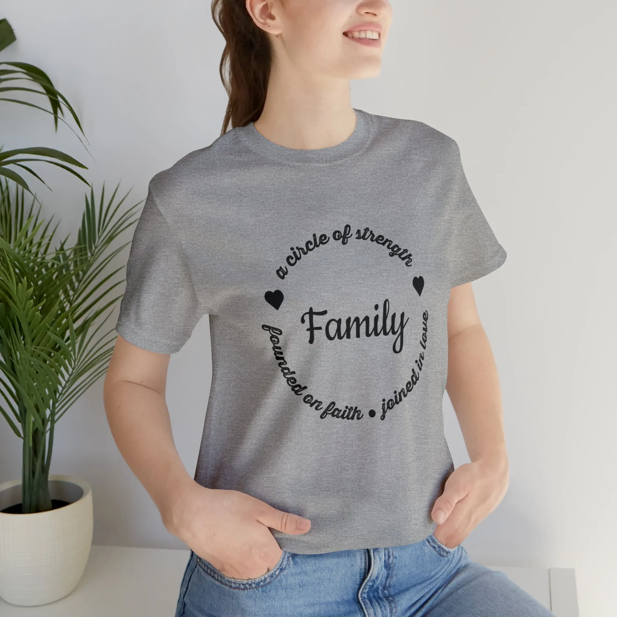 "Family" Bella Canvas Unisex Jersey Short Sleeve Tee