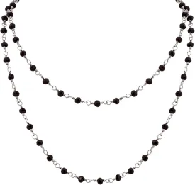 Sacina Layered Black Beaded Black Choker Necklace for Women, Gothic Gothic Goth Necklace, Christmas Jewelry Gift for Women