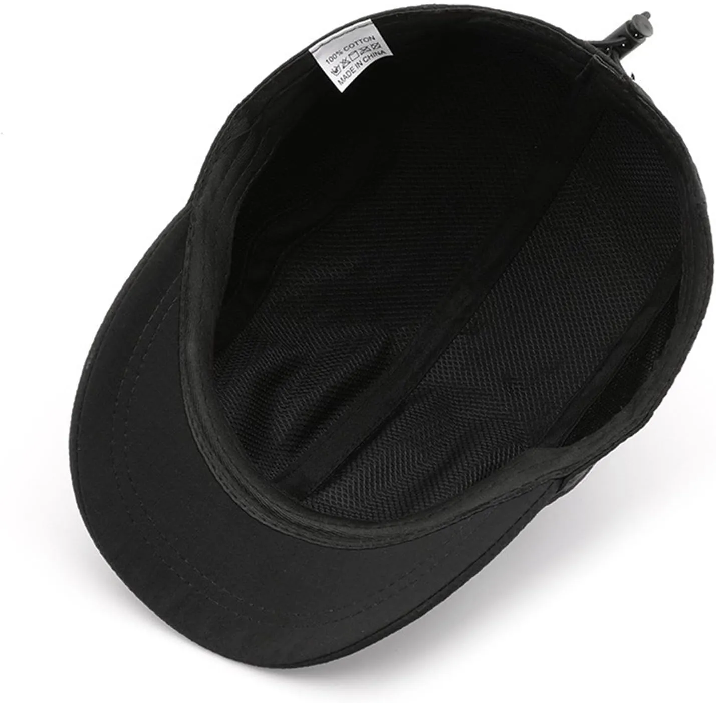 Short Brim Quick-Dry Lightweight Breathable Polyester Baseball Cap Adjustable Drawstring Dad Hat Outdoor Men Women