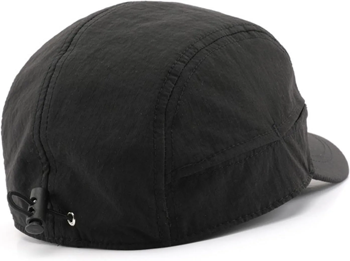 Short Brim Quick-Dry Lightweight Breathable Polyester Baseball Cap Adjustable Drawstring Dad Hat Outdoor Men Women