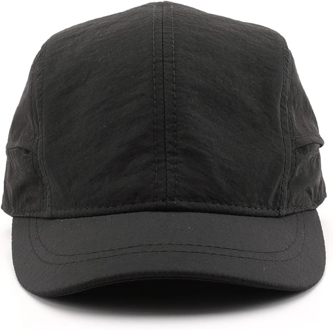 Short Brim Quick-Dry Lightweight Breathable Polyester Baseball Cap Adjustable Drawstring Dad Hat Outdoor Men Women