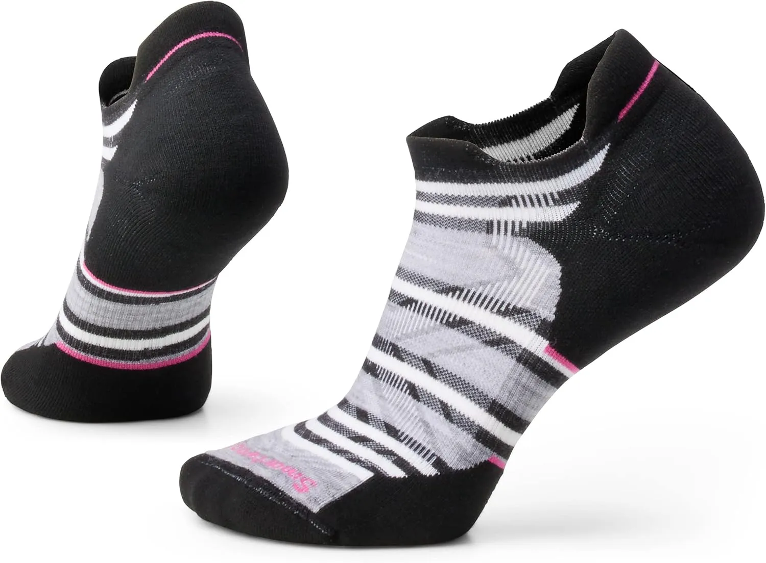 Smartwool Women's Run Targeted Cushion Stripe Low Ankle Socks