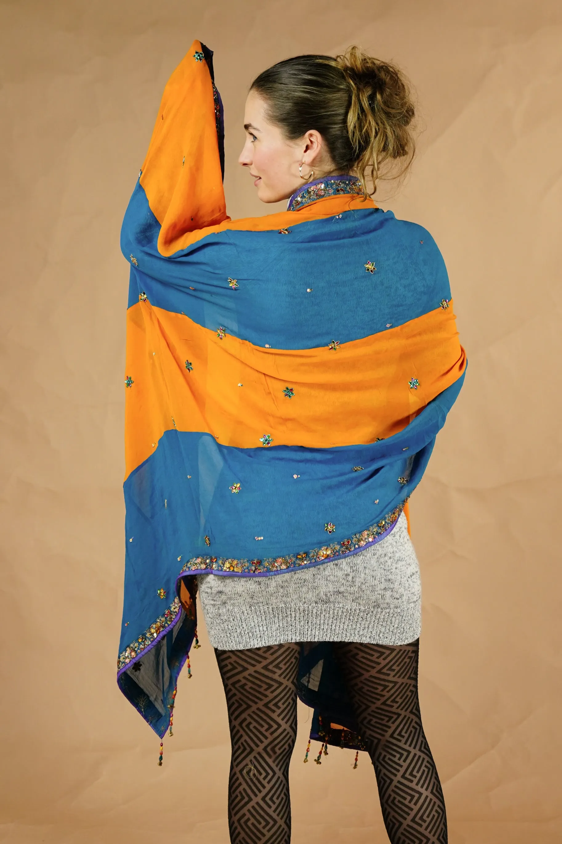 Vintage Bollywood scarf ‘Dupatta’