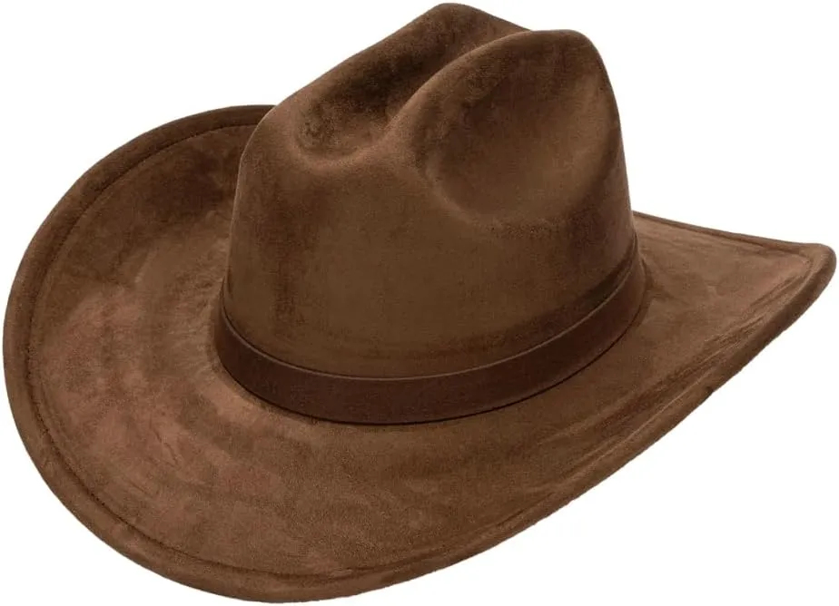 Wide Brim Suede Fedora Hats Unisex Classic Panama Hat Solid Retro Fedora for Men 2025