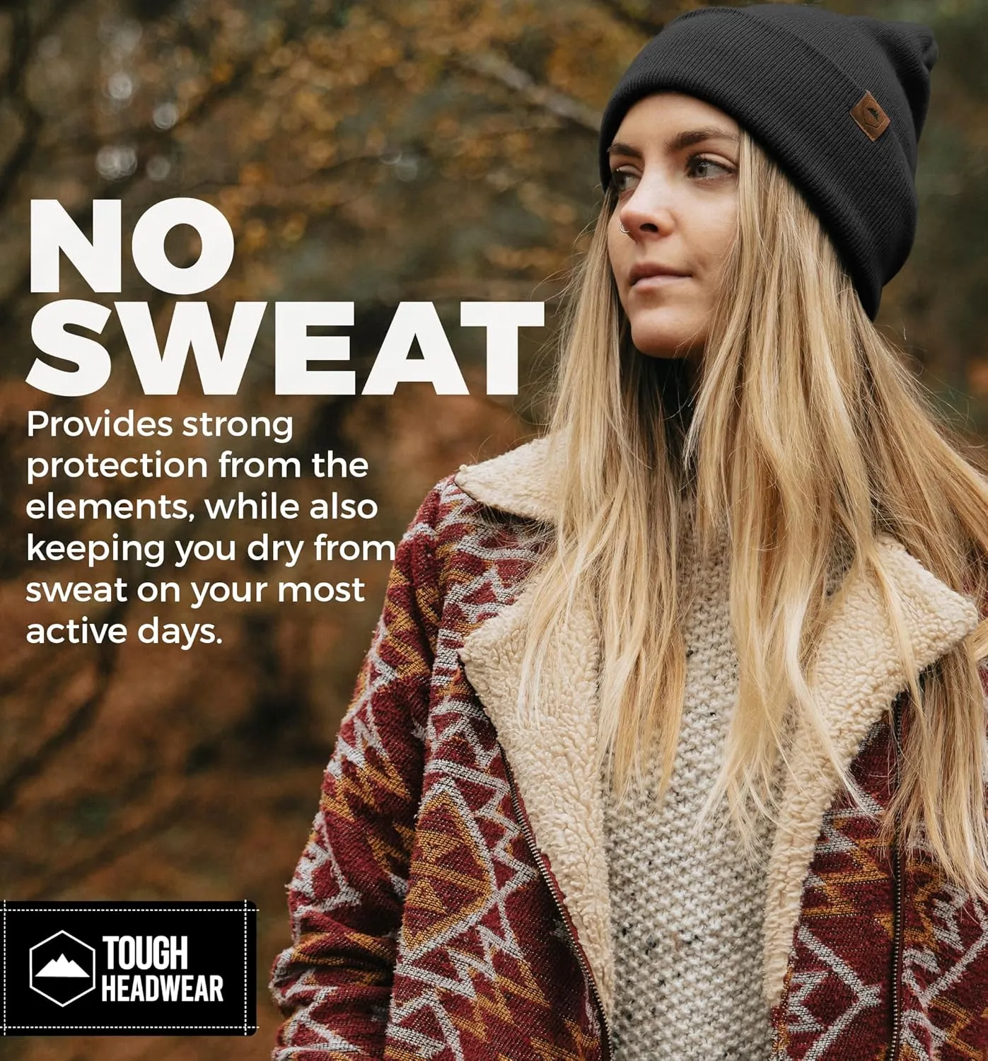 Winter Beanie Knit Hat for Men & Women - Merino Wool Ribbed Cap - Warm & Soft Stylish Toboggan Skull Caps for Cold Weather