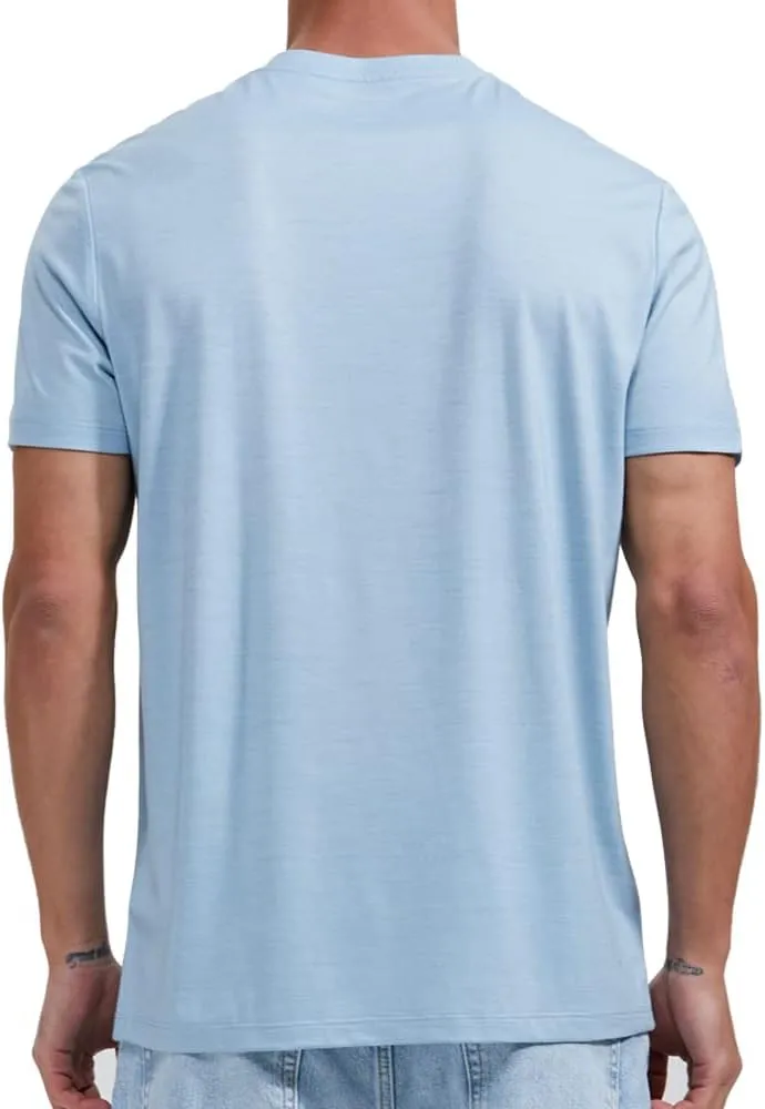 Woolinkin Merino Wool Coolmax Blend T Shirt - Mens Durable Short Sleeve Wool Base Layer - 150 Lightweight