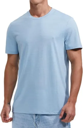 Woolinkin Merino Wool Coolmax Blend T Shirt - Mens Durable Short Sleeve Wool Base Layer - 150 Lightweight